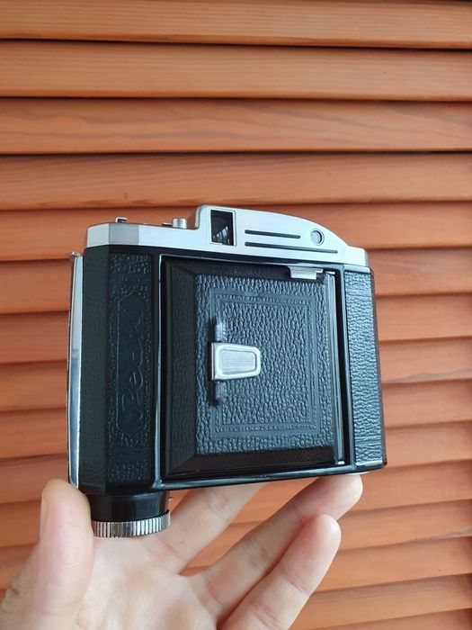 Konica Pearl III + Konishiroku Hexar 75mm f3.5 (boxed)