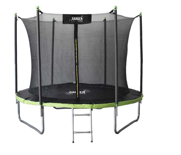 Trampolina 10ft 312cm z drabinką i siatką wewnętrzną
