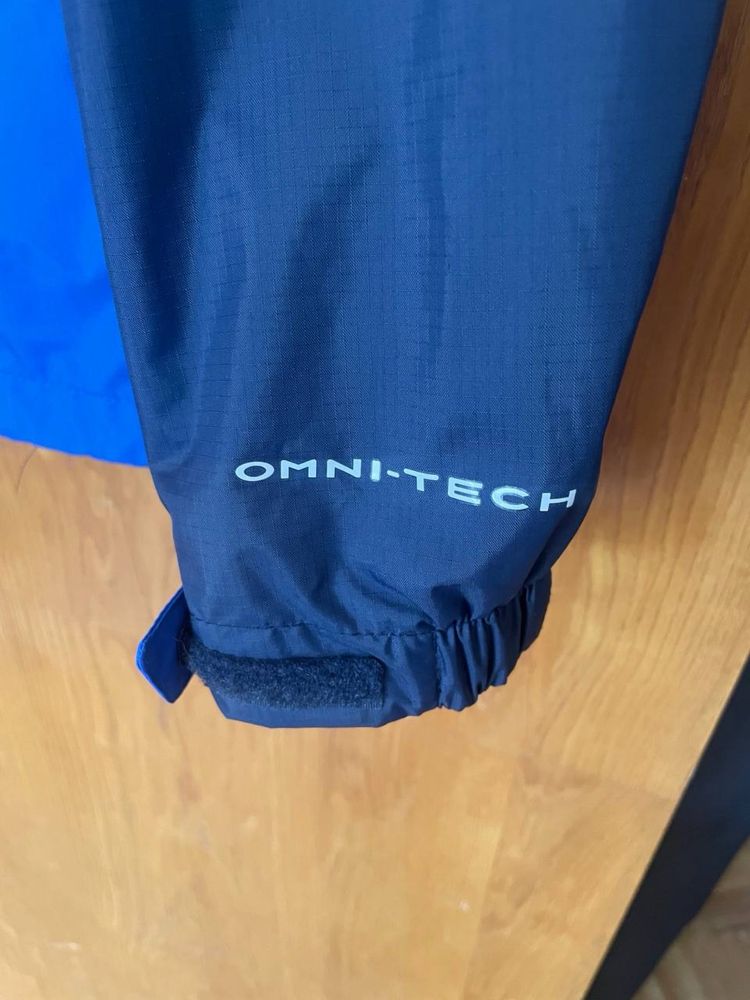 Чоловіча водонепроникна куртка вітровка columbia omni-tech розмір s