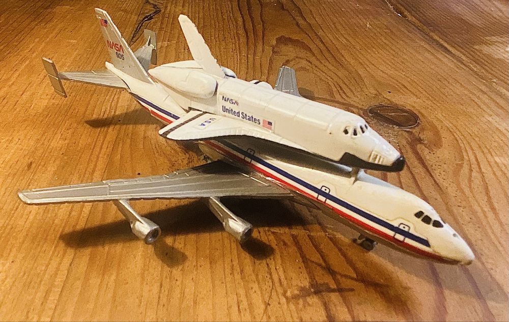Brinquedo | ERTL - Nasa 905 | Boeing 747 + U.S.A. Nave Espacial (Raro)