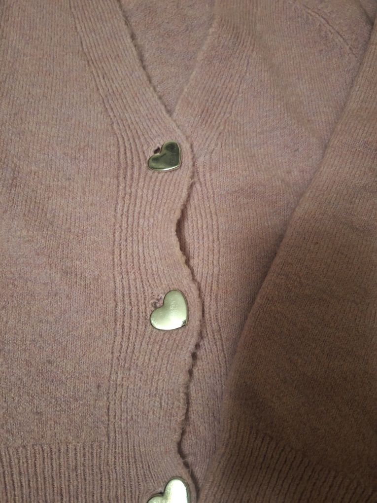 Sweter kardigan Mohito xxs lawendowy
