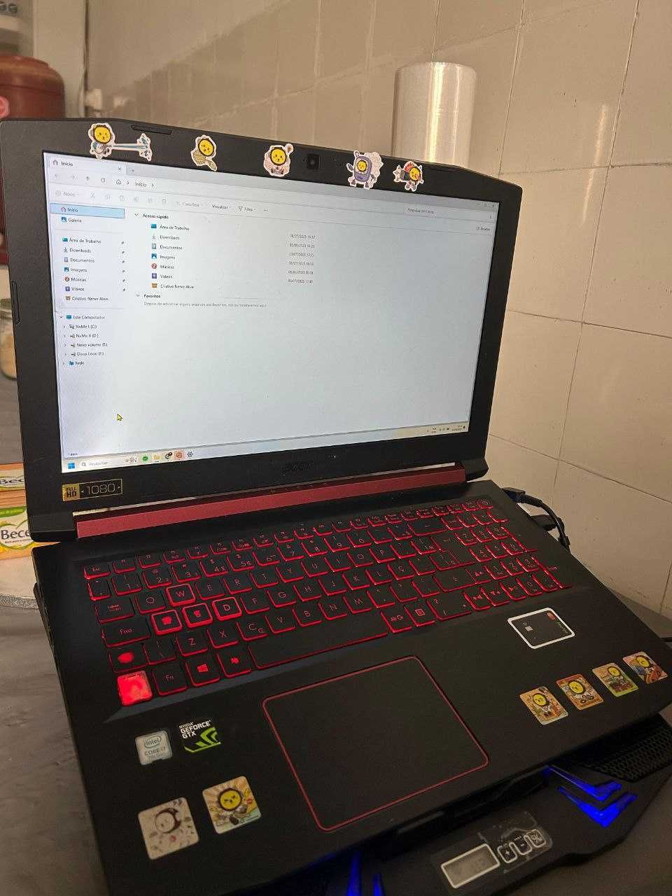 Notebook Acer Nitro 5 – Desempenho Poderoso para Jogos e Edição