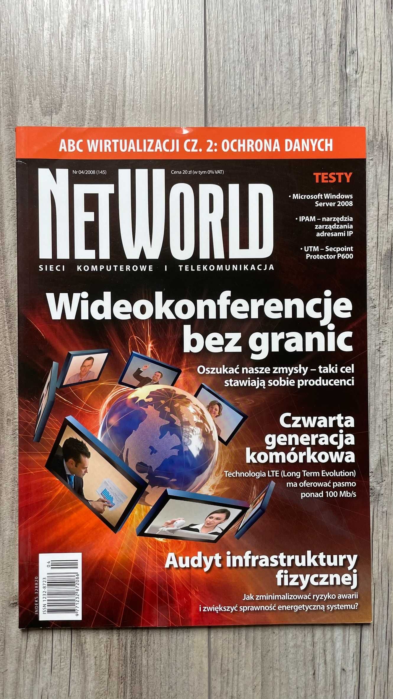 Komplet magazynów NetWorld z 2008 roku Net World