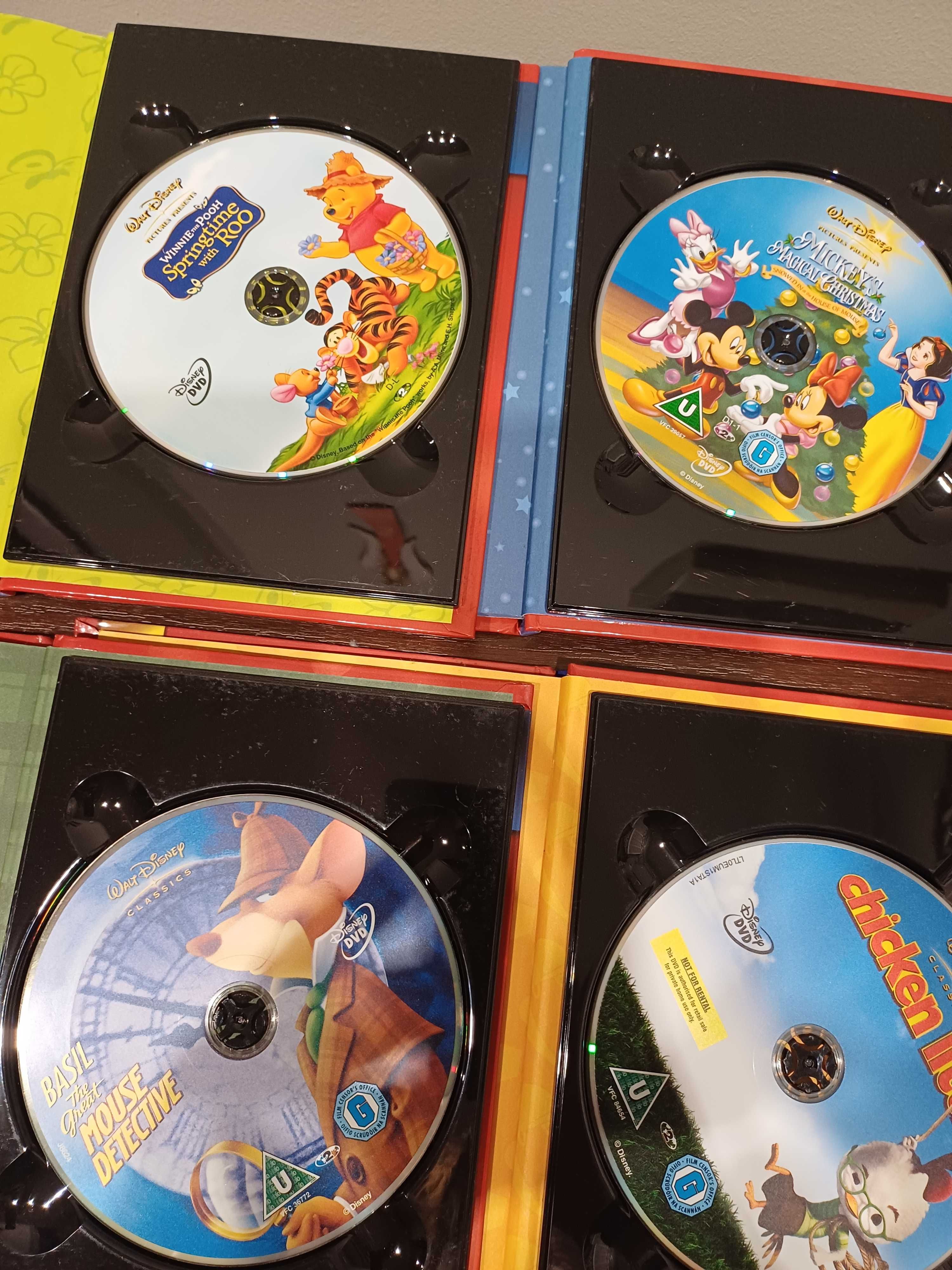 komplet 4 książek dla dzieci + DVD