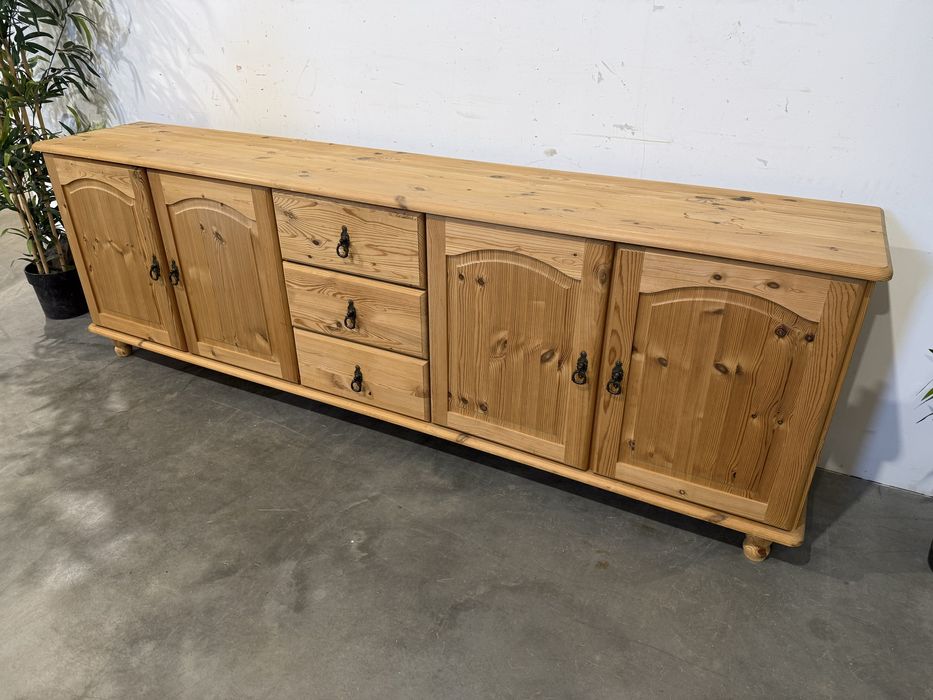 Piękna duża sosnowa komoda szuflady super stan dowóz wysyłka