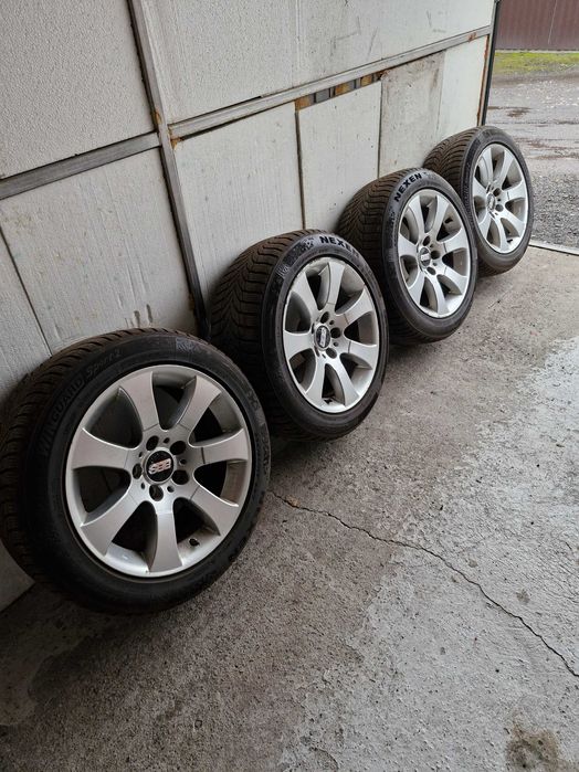 Kola BBS 17" z oponami zimowymi bmw