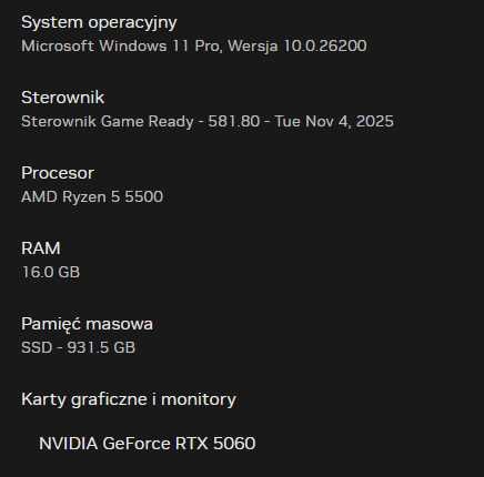 Komputer Gamingowy – Ryzen 5 / RTX 5060 / 16 GB DDR4 / SSD 1 TB / 700W