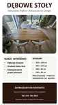 Stół dębowy blat styl loft vintage dostawki, na wymiar