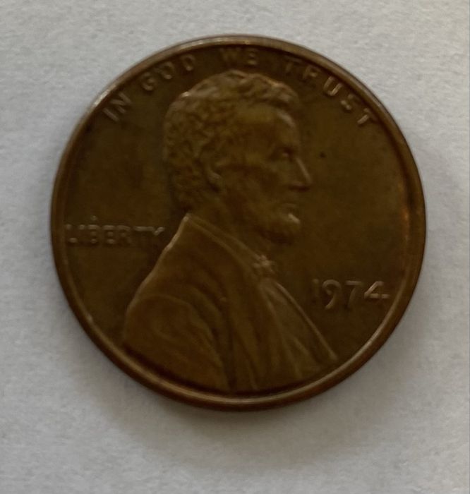 Moeda One Cent 1974 - Estados Unidos da América