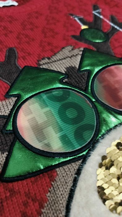 Дитячий новорічний светр F&F з оленем хлопцю дівчині