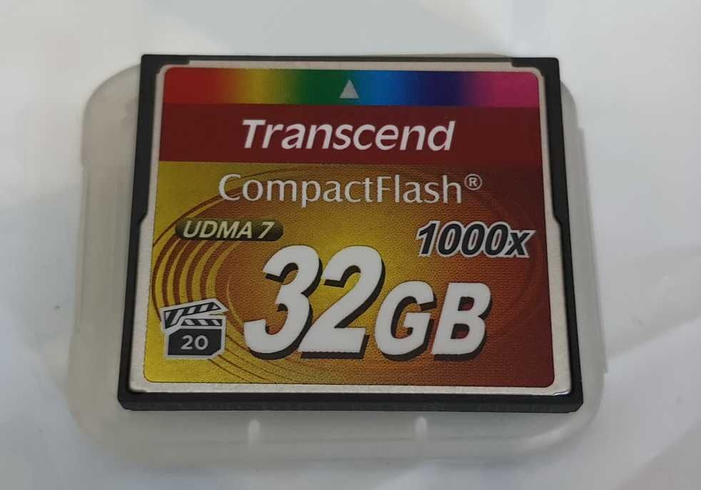 Карта памяти Transcend Compact Flash 32gb.