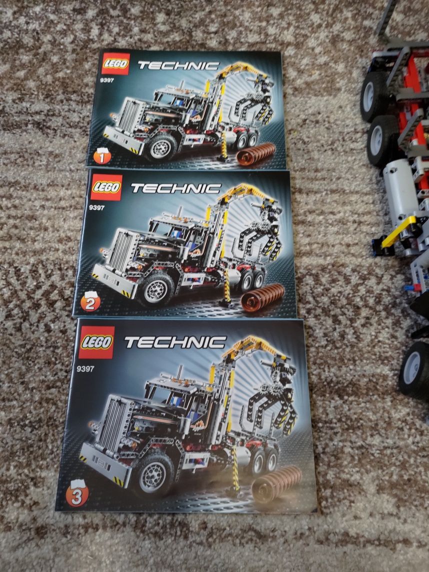Lego Technic 9397 Loggint Truck pełen komplet