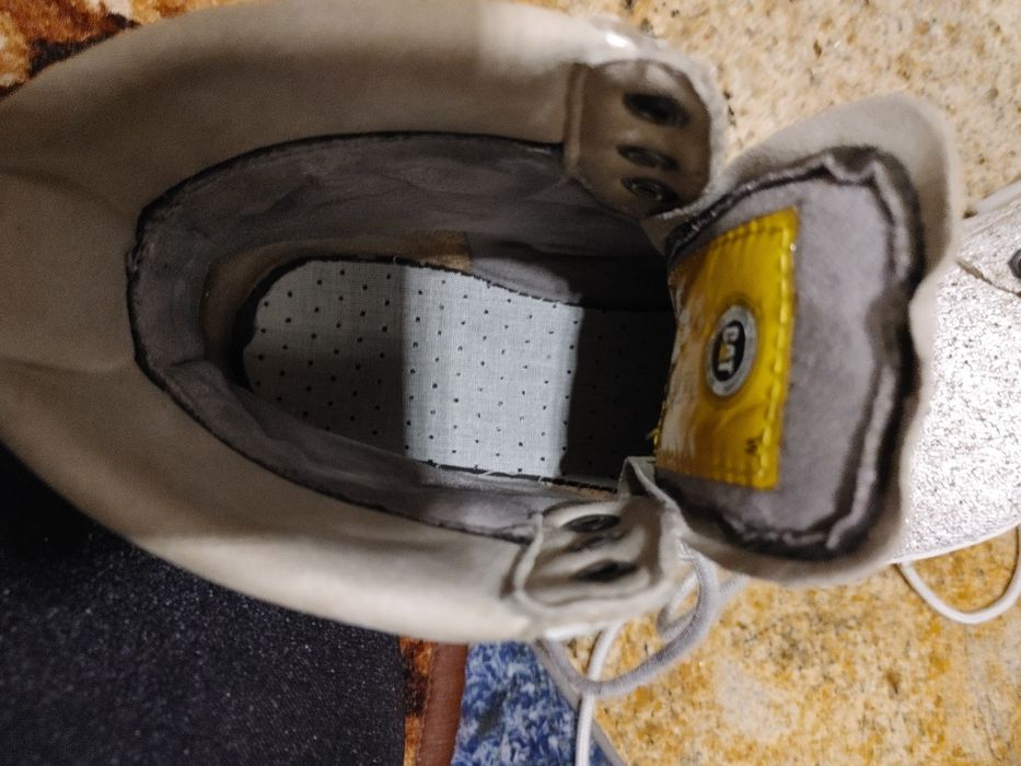 Buty caterpillar CAT damskie 36 białe srebrne brokat