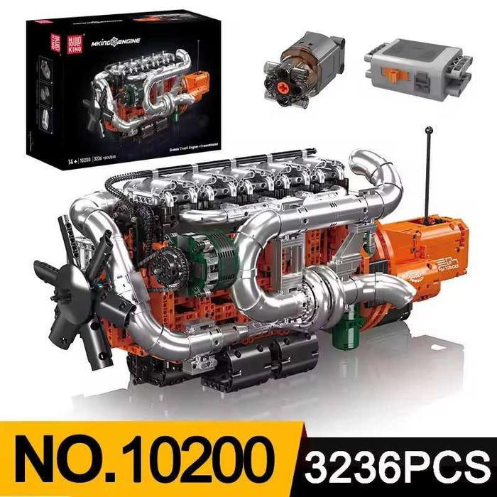 Mould King 10200 Двигун вантажівки Scania з коробкою передач. 3226 дет