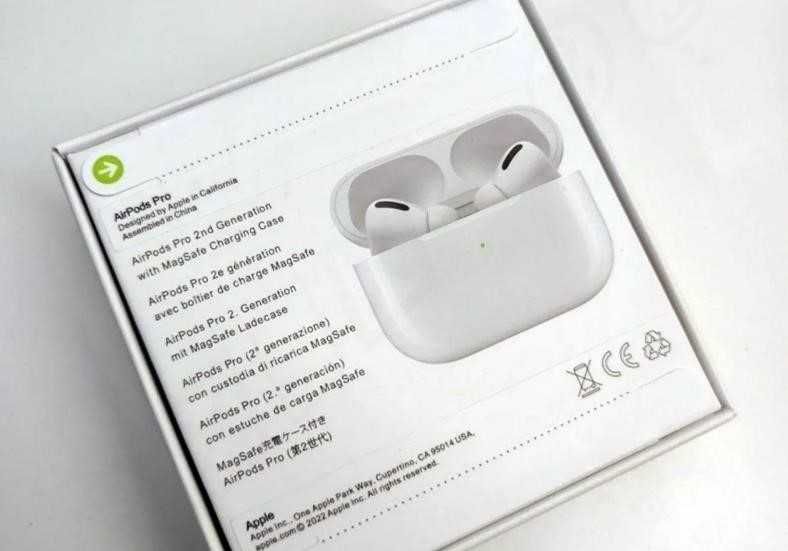 Airpods pro Gen 2 Бездротові Навушники з шумоподавленням +чохол