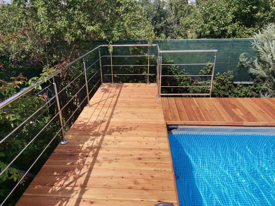 Перила, Поручні, Пандус Флагштоки, Сходи, Козирки з нержавіючої сталі.