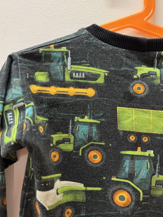 Bluzka bluza dresowa w traktory kombajny Mati Made 98 bawełniana