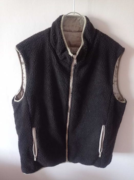 Mountain Bezrekawnik kamizelka pikowana meska 2stronna ocieplana  XL