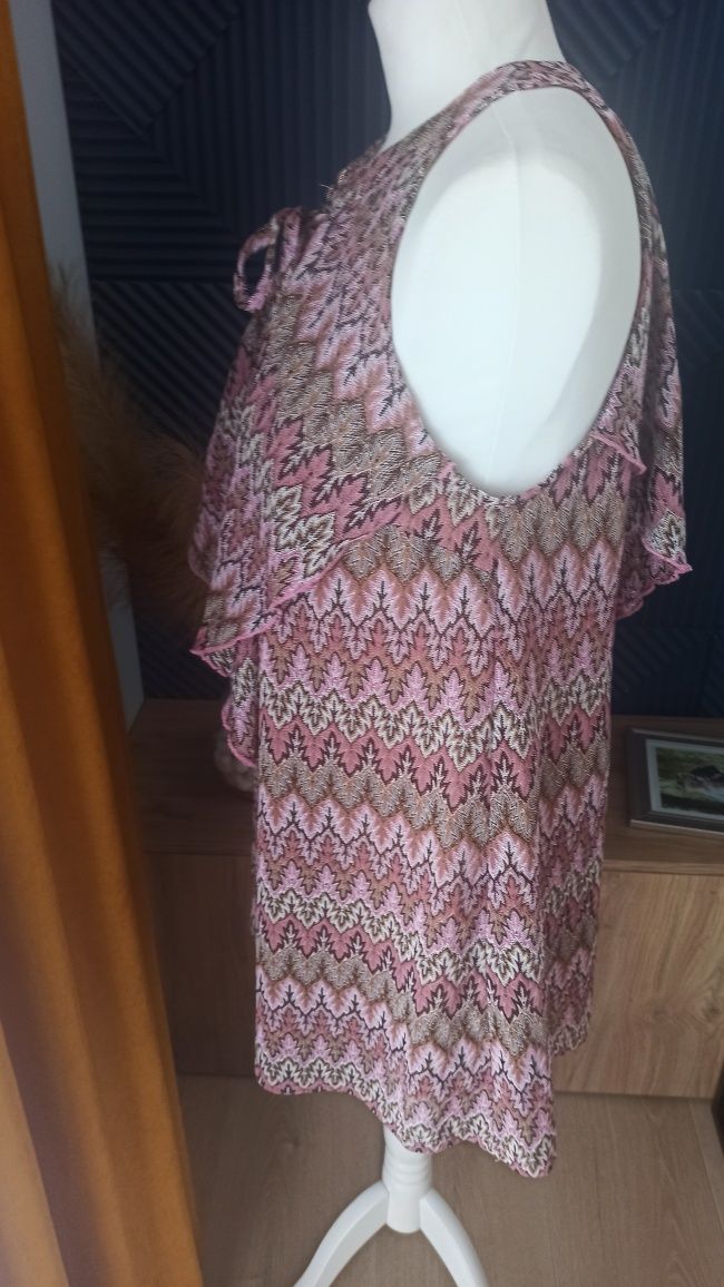 Letnia sukienka mini piękny print