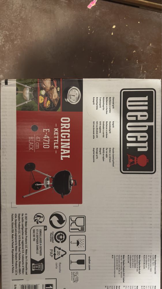 Weber Grill Węglowy Weber Classic Kettle 47cm