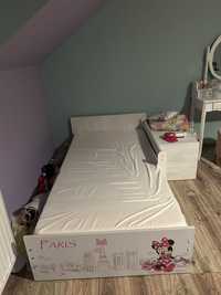 Łóżko dla dziewczynki z materacem 90x200