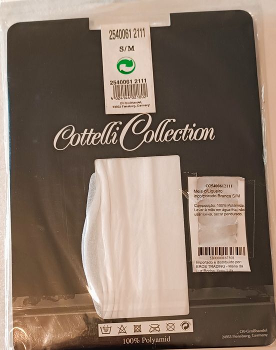 Meias com Ligueiro. Brancas. Tam. S/ M