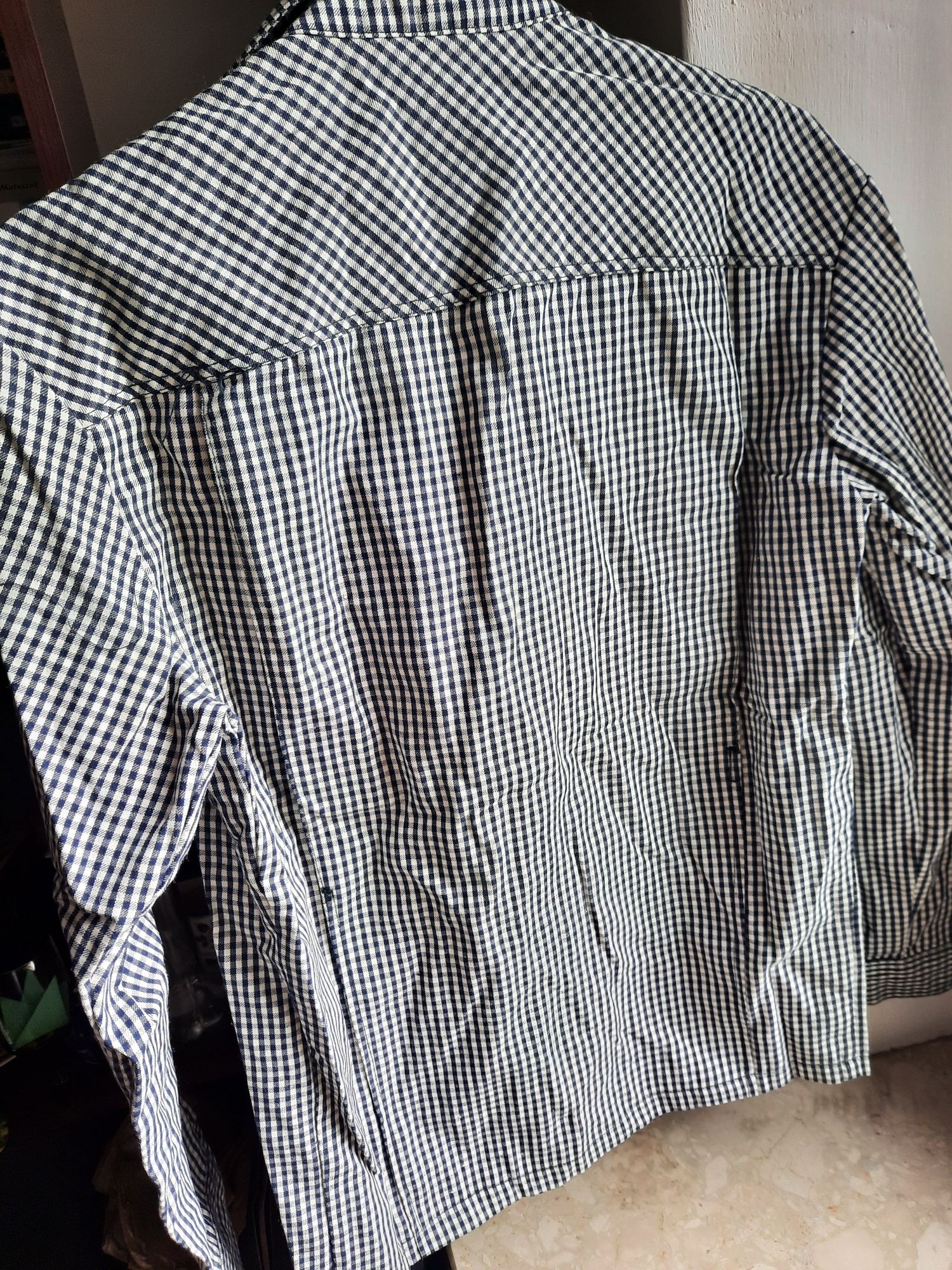 Gruba koszula bluza z długim rękawem w kratkę Confex r. S
