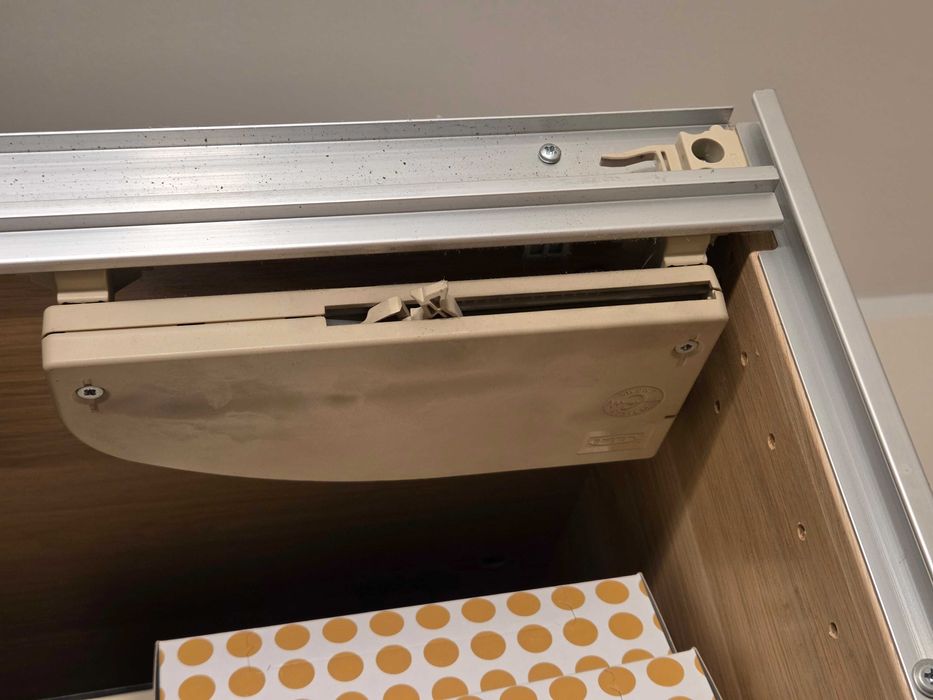 Drzwi przesuwne ikea pax 150x236 AULI lustro lustrzane dąb