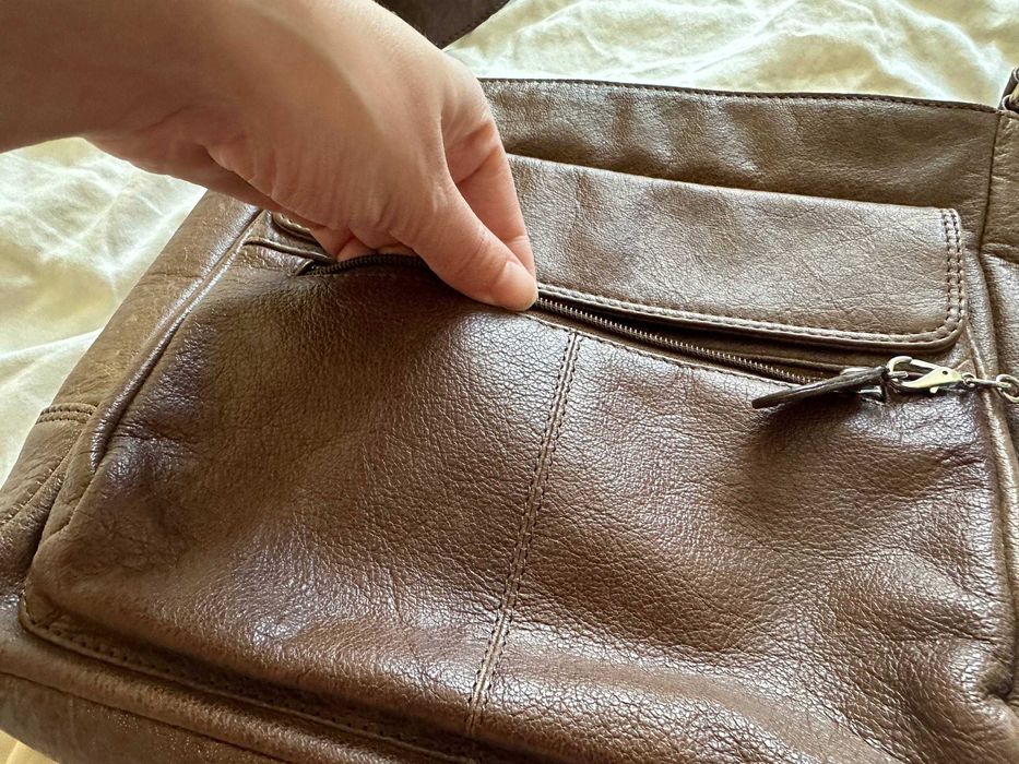 Сумка  шкіряна кросбоді Nika