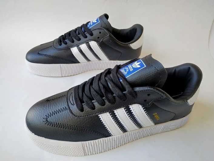 Кроссовки женские Adidas Samba, Black/ White