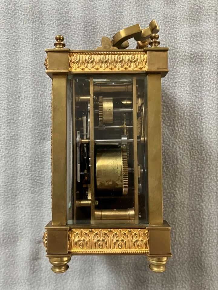 relógio de mesa antigo, relógio de lareira, despertador de viagem