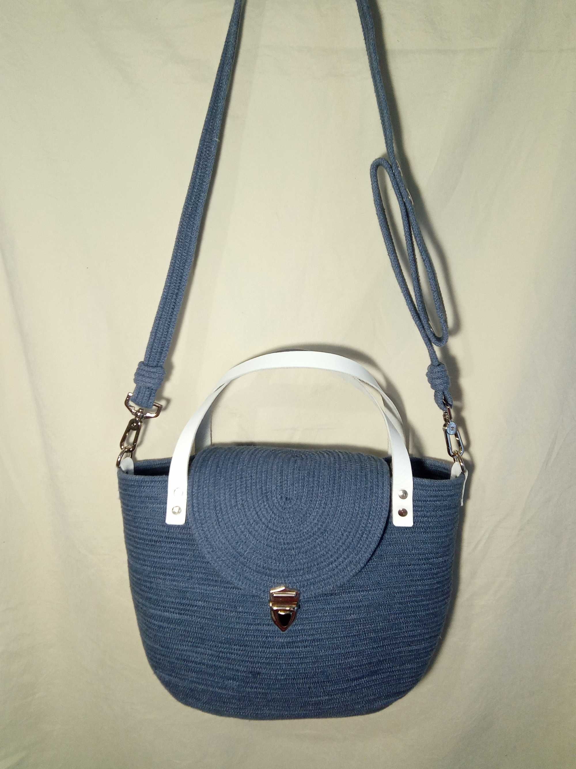 Синя  жіноча сумка