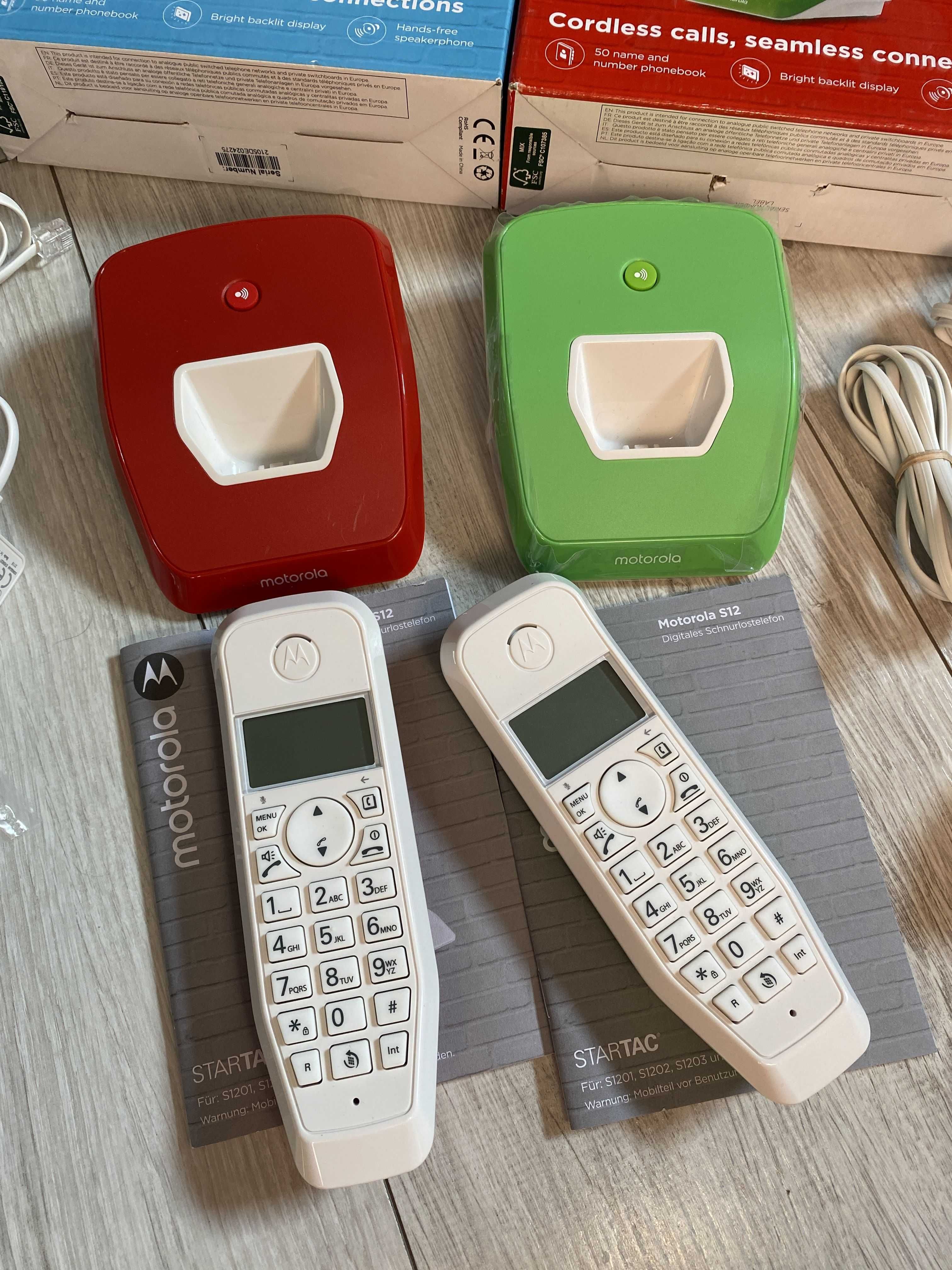 Motorola S120+ dwa telefony bezprzewodowe
