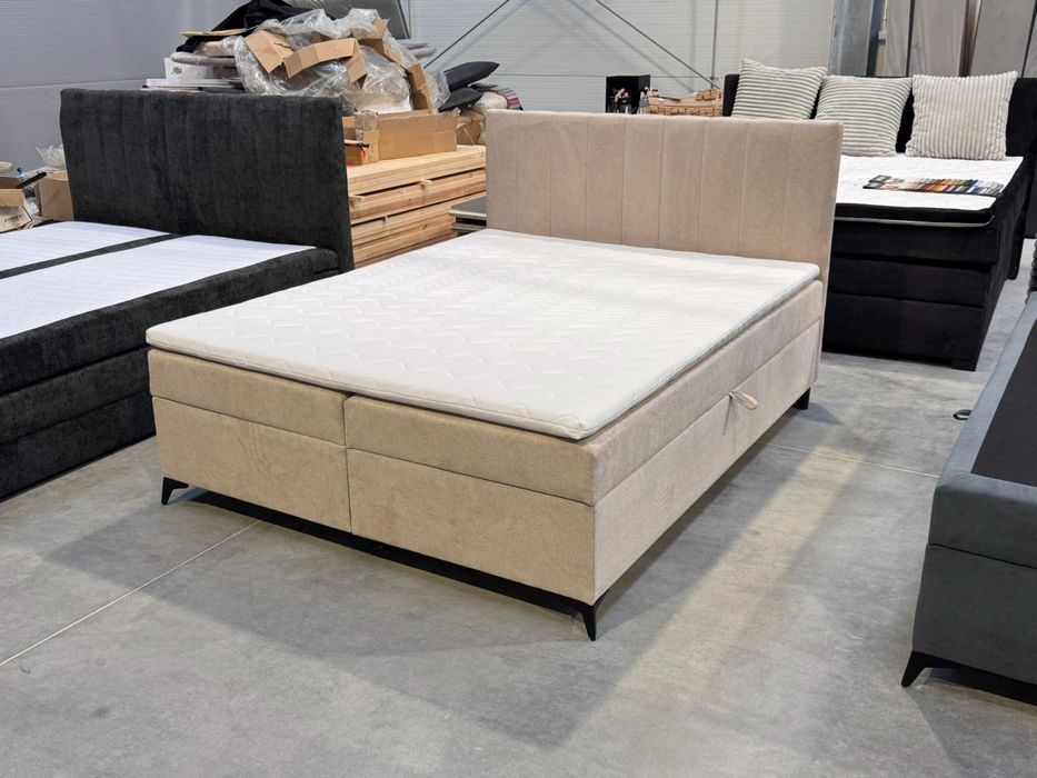 Od ręki! Wyprzedażowe łóżka kontynentalne z materacami