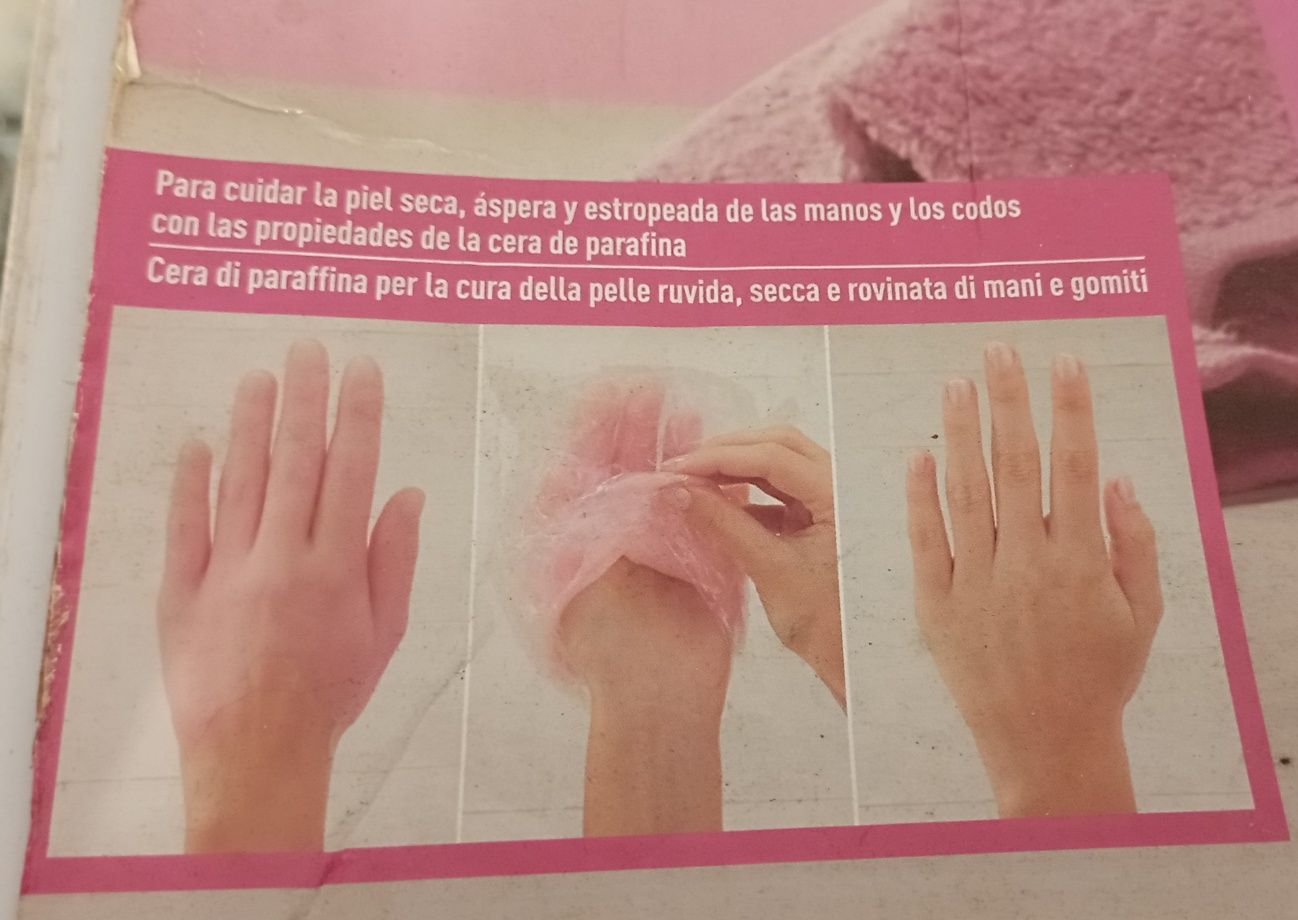 Aquecedor de parafina mãos e pés