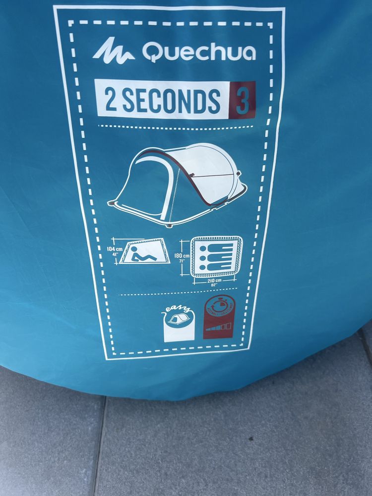 Tenda de Campismo 2 Seconds (3 pessoas)