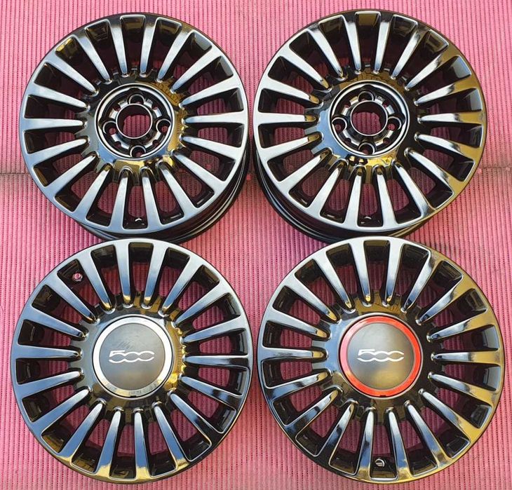 4145-Jantes 15 4x98 Originais Fiat 500 Punto Doblo