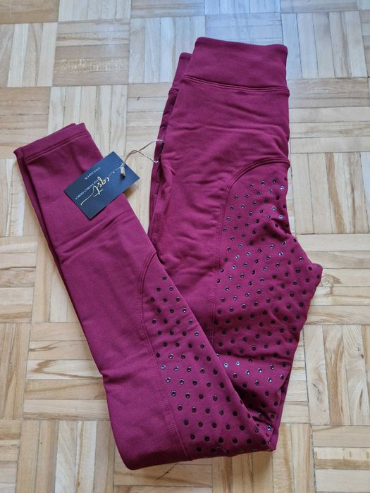 NOWE zimowe legginsy jeździeckie Eqst - rozm. XS