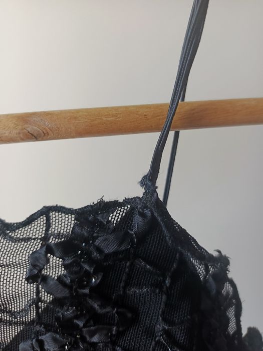 Czarująca długa sukienka z koronką | wieczorowa / na randkę