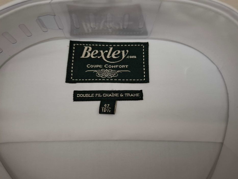 Camisa nova algodão branco Bexley 47