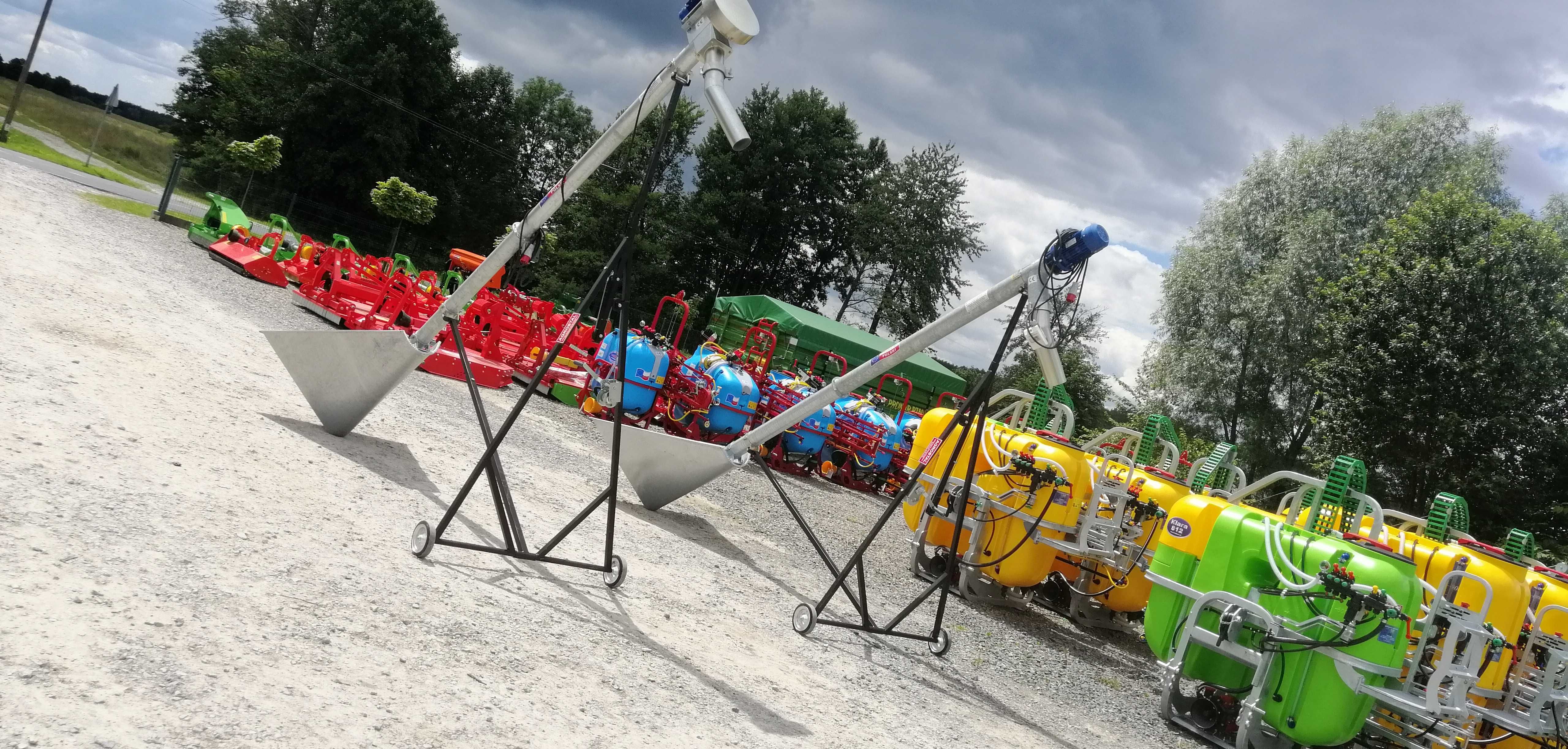 podajnik ślimakowy żmijka do zboża przenośnik Kosz wózek AGROSTAL