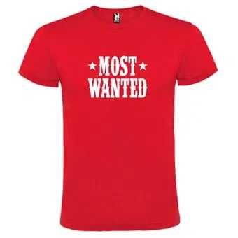 T Shirt Red Dead Redemption Most Wanted Nova e Selada