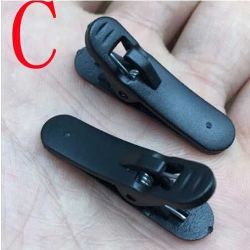 klips czarny x2 obrotowy