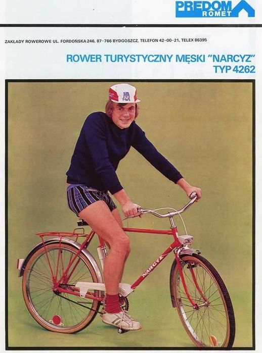 rower turystyczny Romet ZZR narcyz poziome haki zabytek torpedo mufy