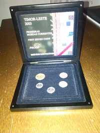 Moeda Primeiras correntes Timor Leste 2003 Proof