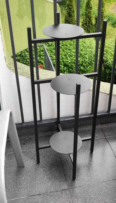 Stojak na Kwiaty Metalowy Loftowy Regał 5 Półek