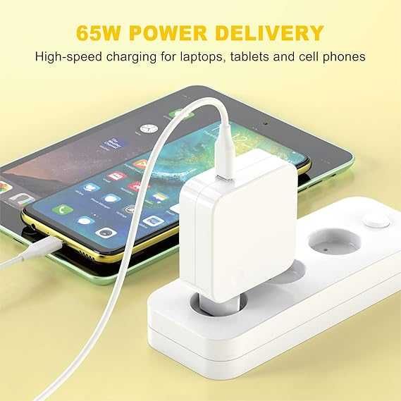 Ładowarka Zasilacz 65 W USB C Ładowarka Macbook Pro/Air
