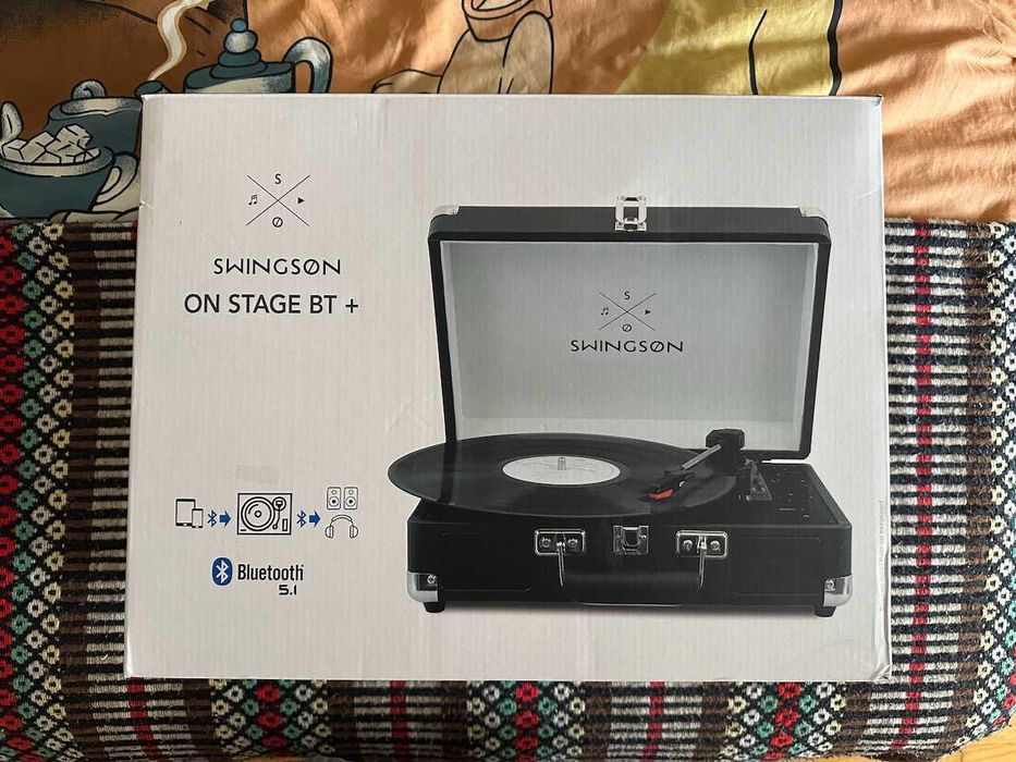 Gira-Discos Portátil Swingson On Stage BT+