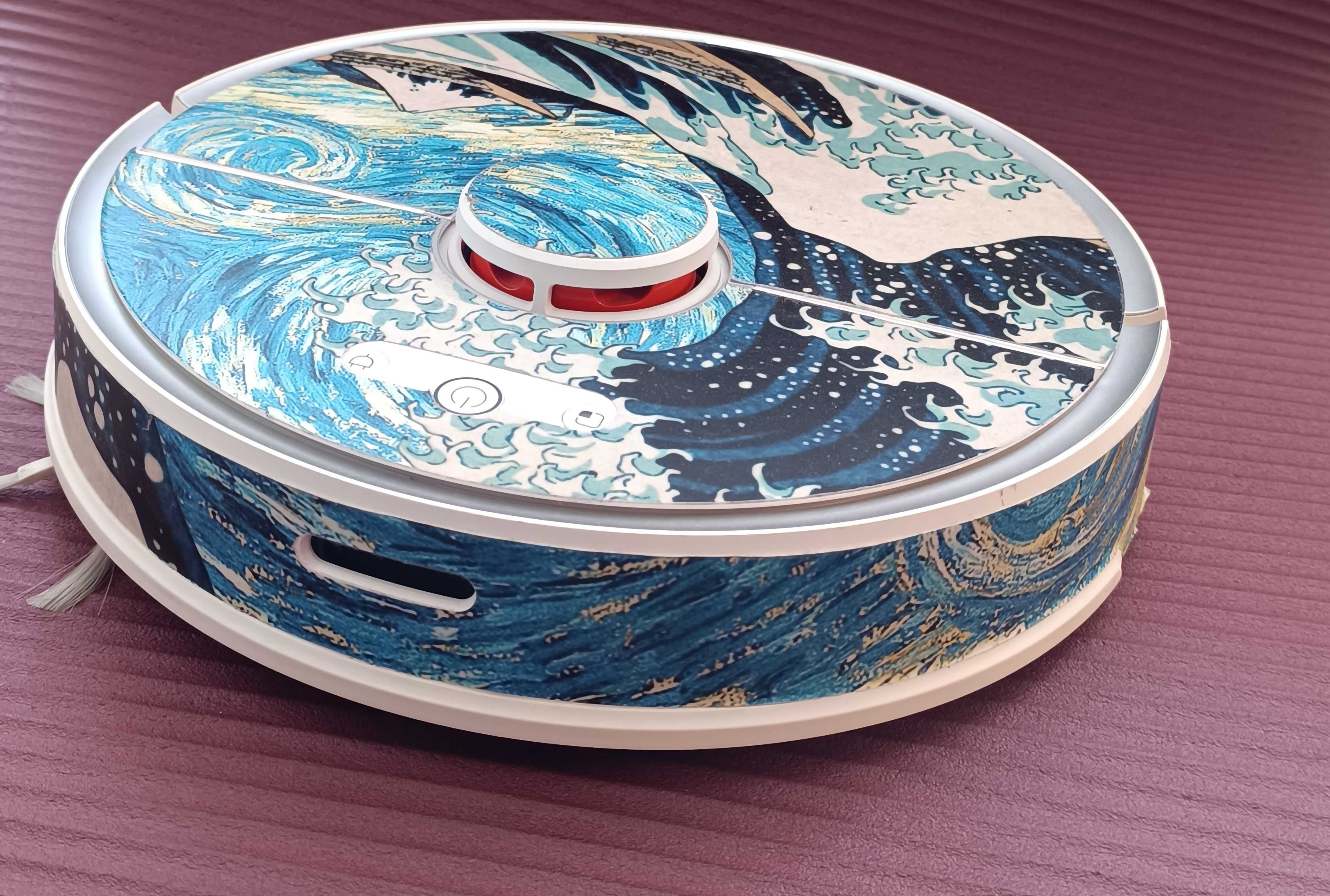 Roborock S5 com tema de ondas