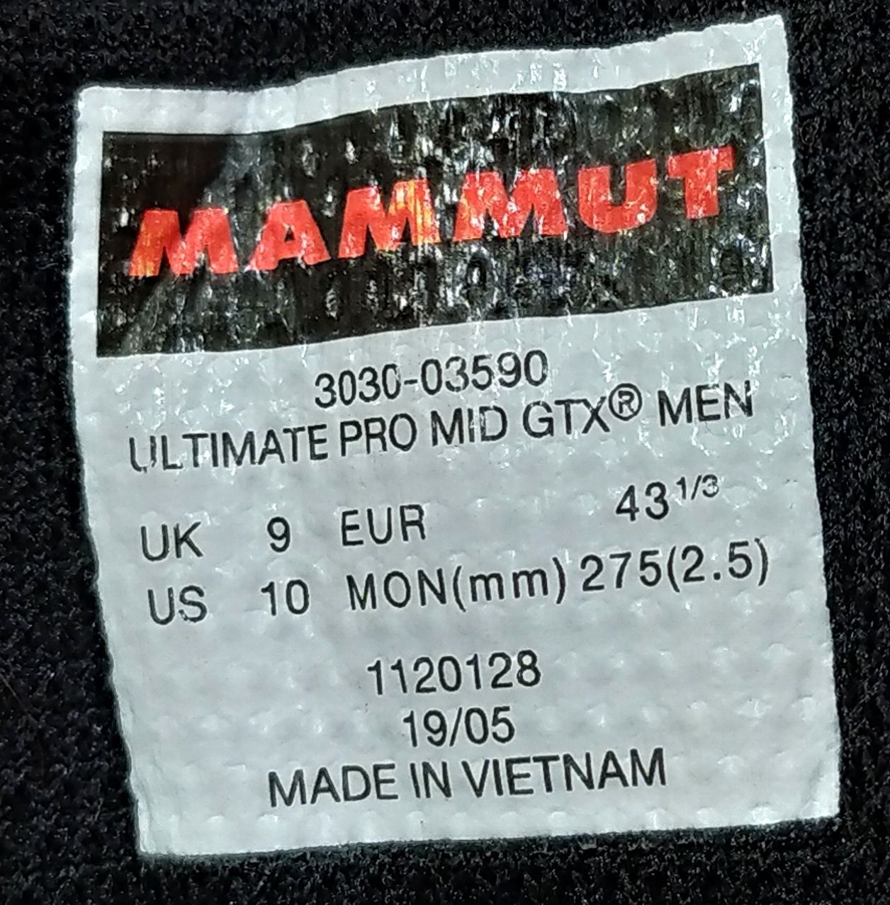 кросівки Mammut GTX 43р/27.5см